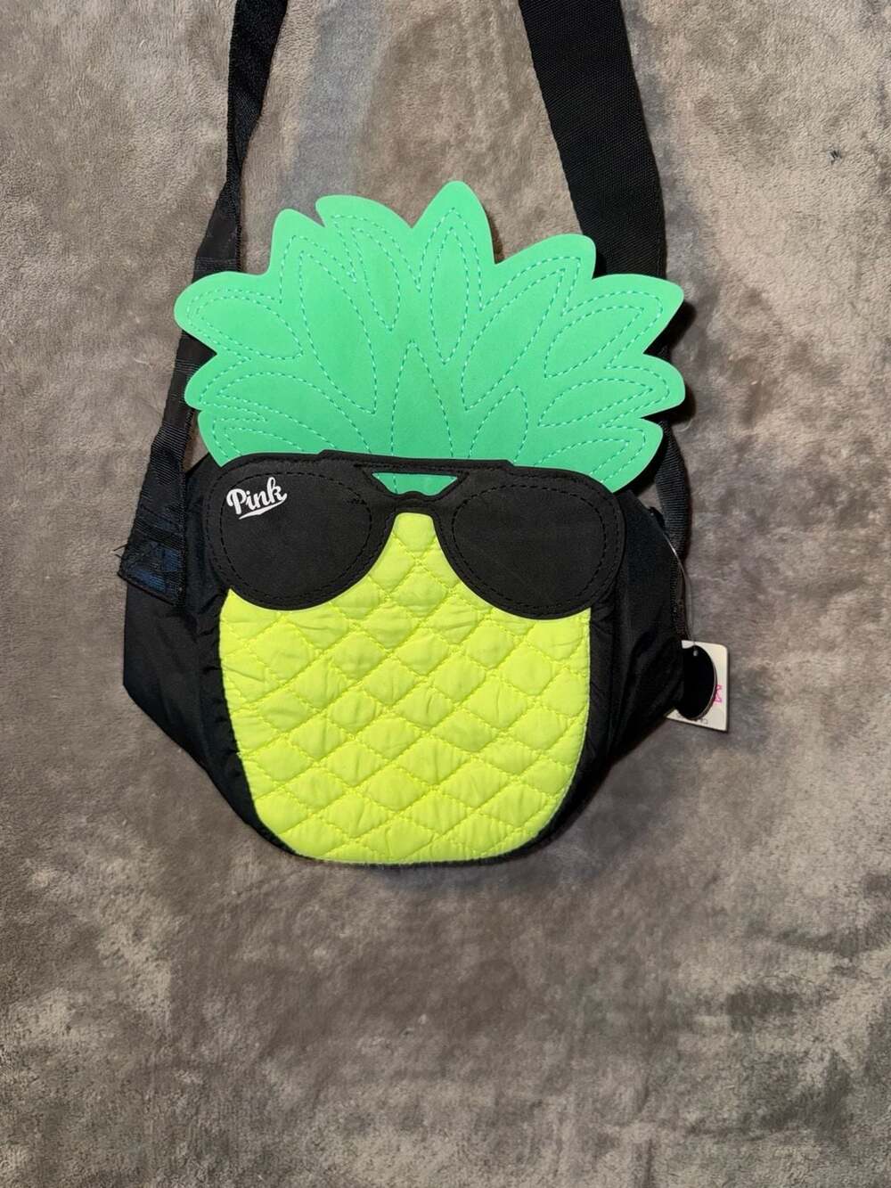 Victoria's Secret PINK Pineapple Cooler Crossbody Bag